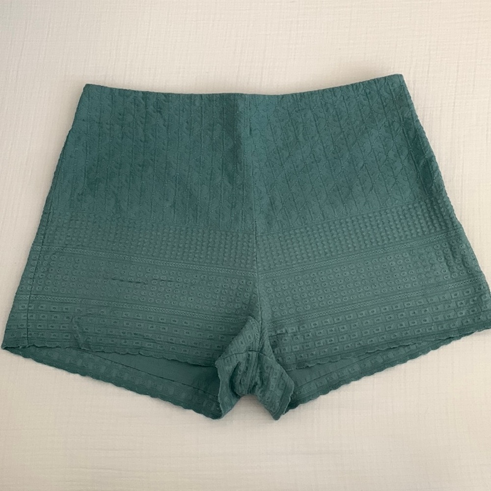 Stylish Aqua Green Free People Shorts